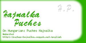 hajnalka puches business card